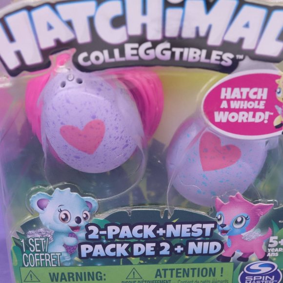 Hatchimals CollEGGtibles Eggs 2 Pack + Nest Season 1 NEW Factory Sealed - Picture 2 of 5